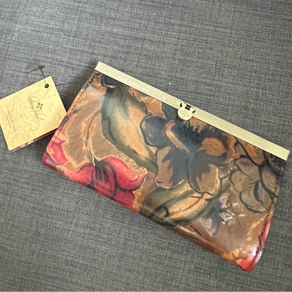 NWT PATRICIA NASH CAUCHY LEATHER WALLET